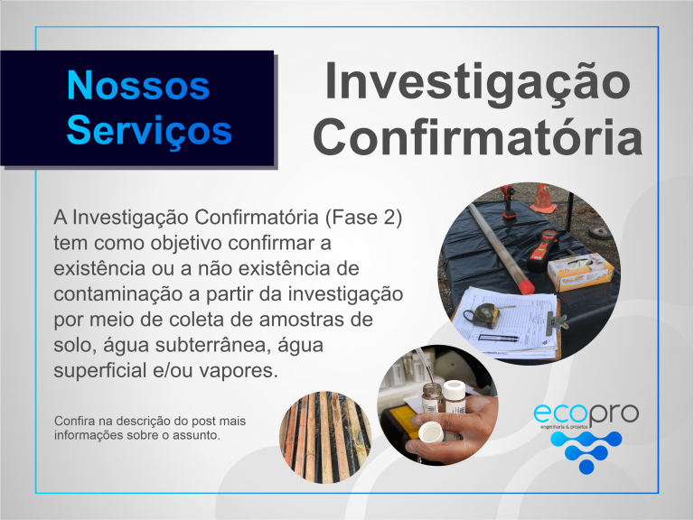 Nossos Serviços - Investigação Confirmatória