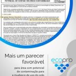 Parecer Tecnico Potencial de Contam. em Areas Contaminadas