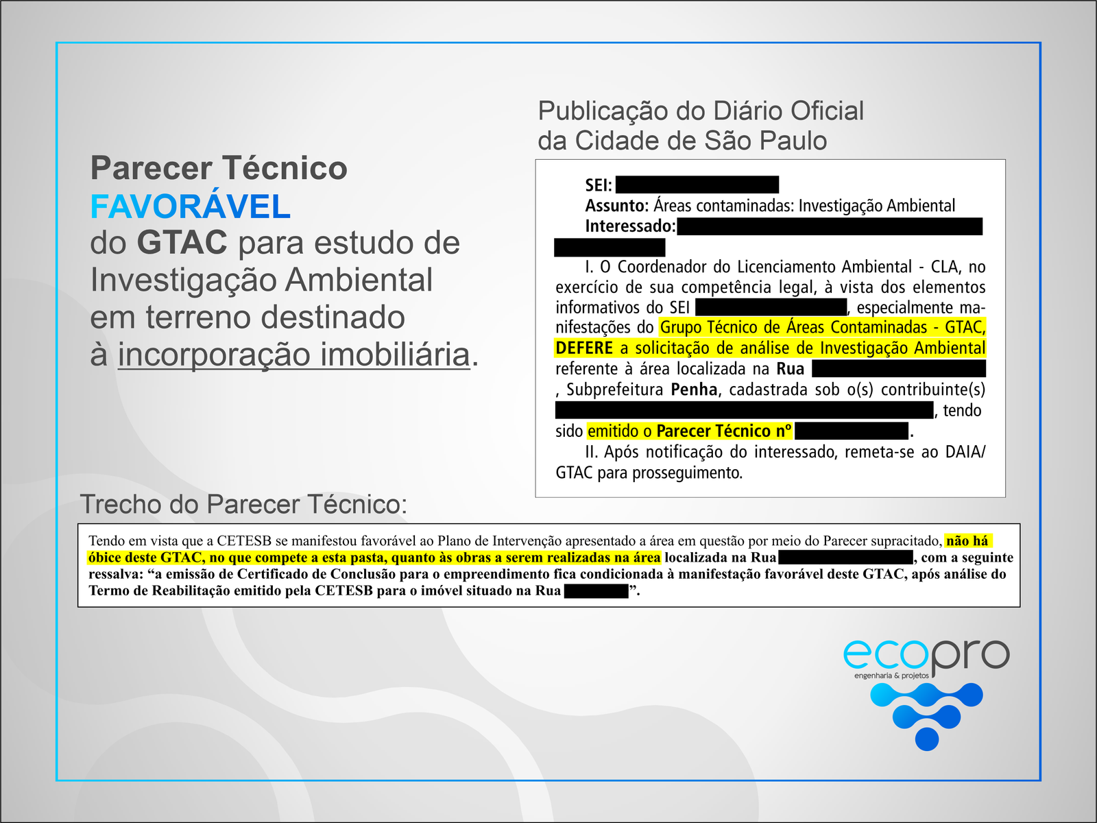 Parecer Técnico do GTAC