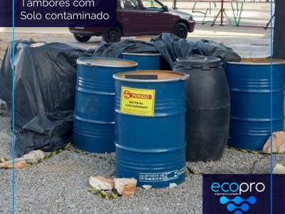 Tambores solo contaminado